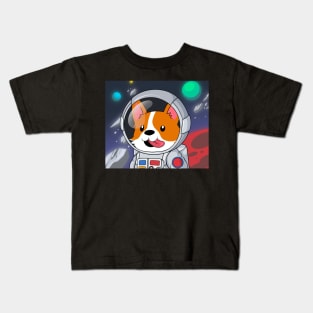 Astronaut Corgi Kids T-Shirt